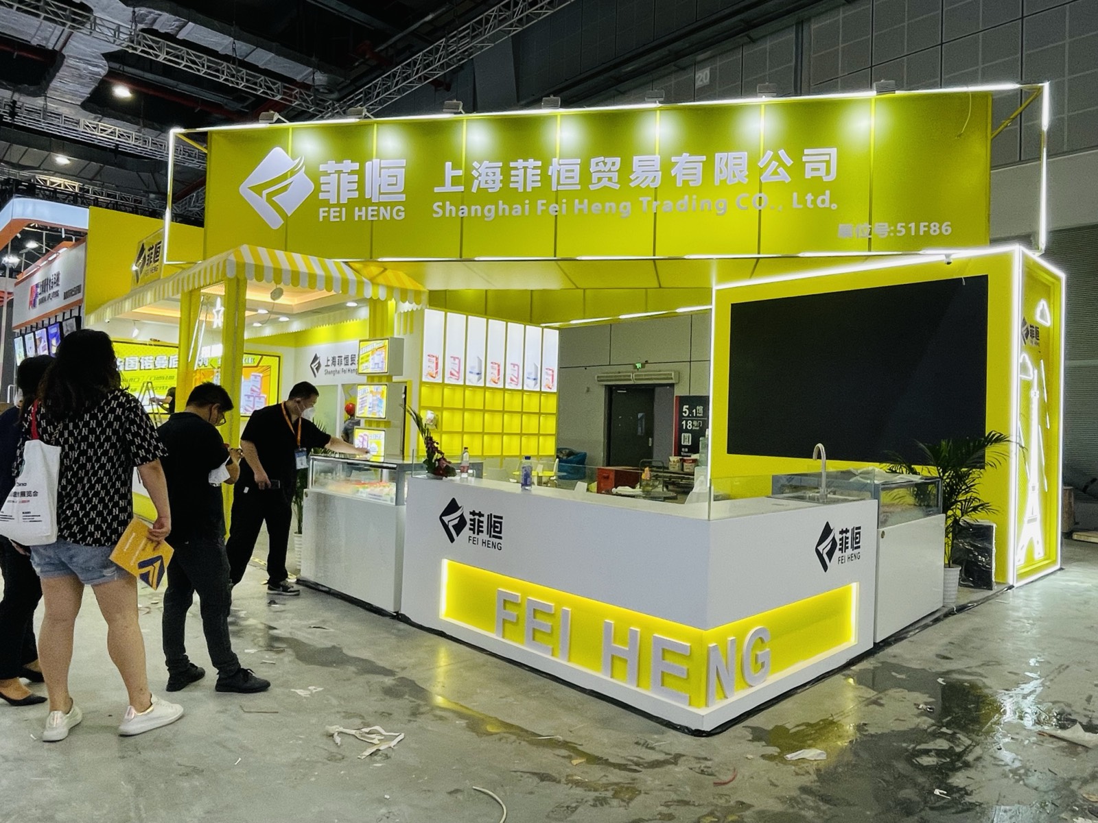 Custom booth fabrication